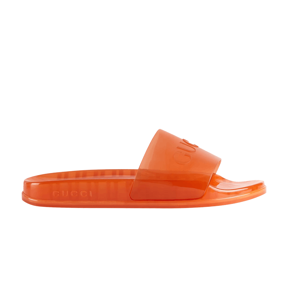 Сандалии Gucci Slide Sandal 'Transparent Orange'