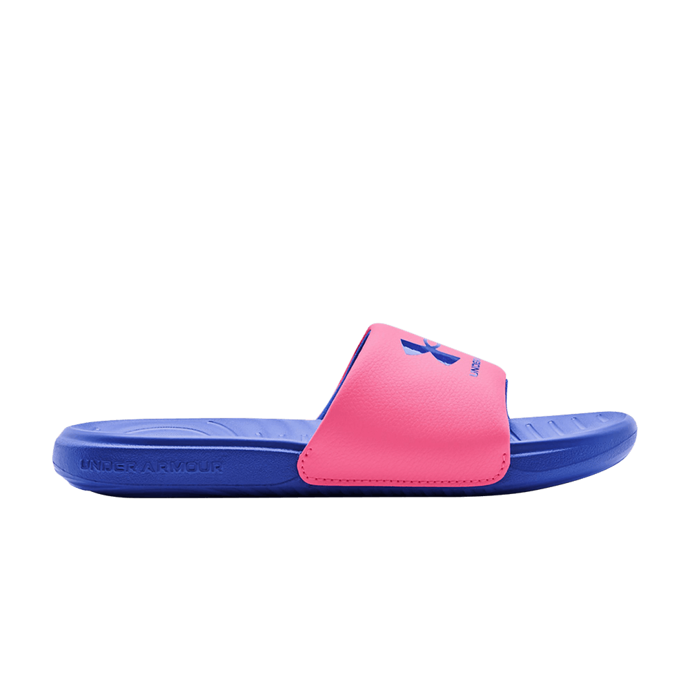 Кроссовки Under Armour Ansa Fixed Slide GS 'Pink Punk Versa Blue'