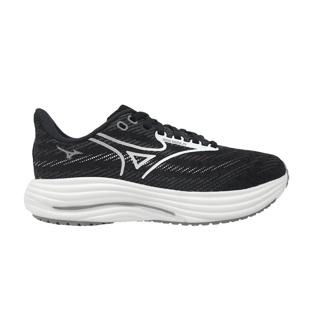 Кроссовки Mizuno Wmns Wave Rider 29 Super Wide 'Black White'