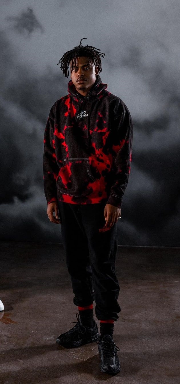 Худи 100 Thieves Jam Hoodie Red/Black