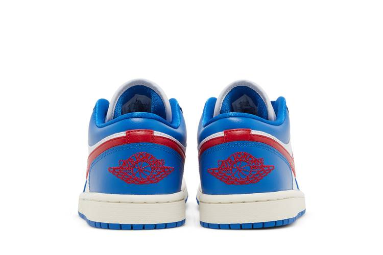 Кроссовки Wmns Air Jordan 1 Low 'Sport Blue Gym Red'