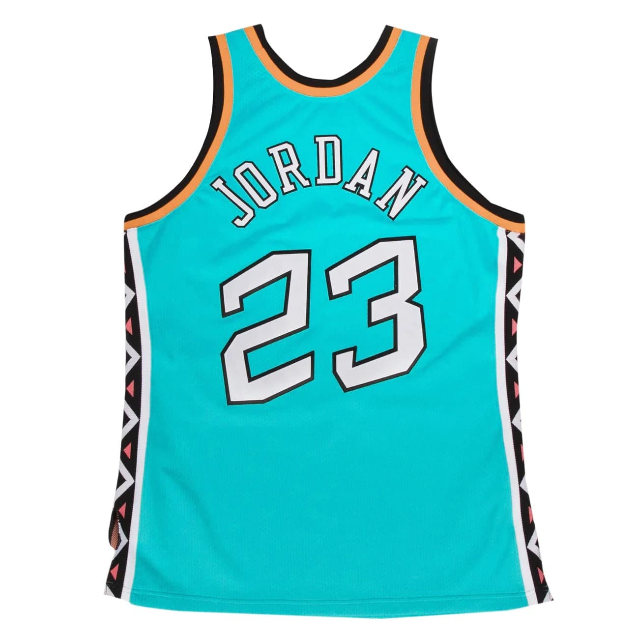 Баскетбольная джерси 1996 All Star Game Michael Jordan #23 Authentic Hardwood Classics Teal Jersey