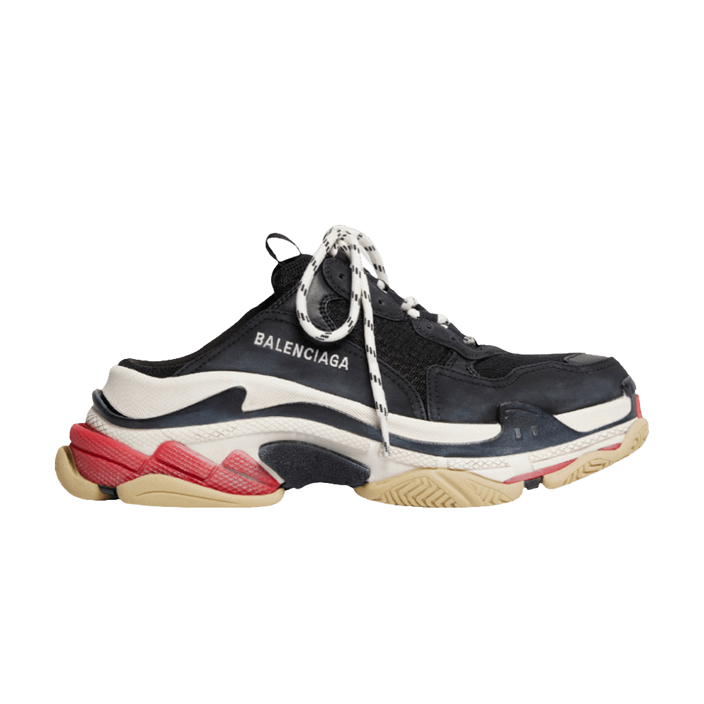 Кроссовки Balenciaga Triple S Mule 'Black'