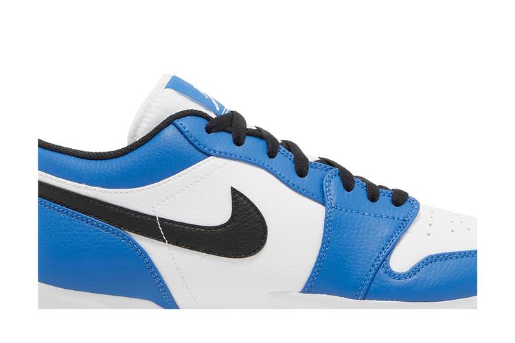 Кроссовки Air Jordan 1 Low TD Cleat 'White Black Royal'