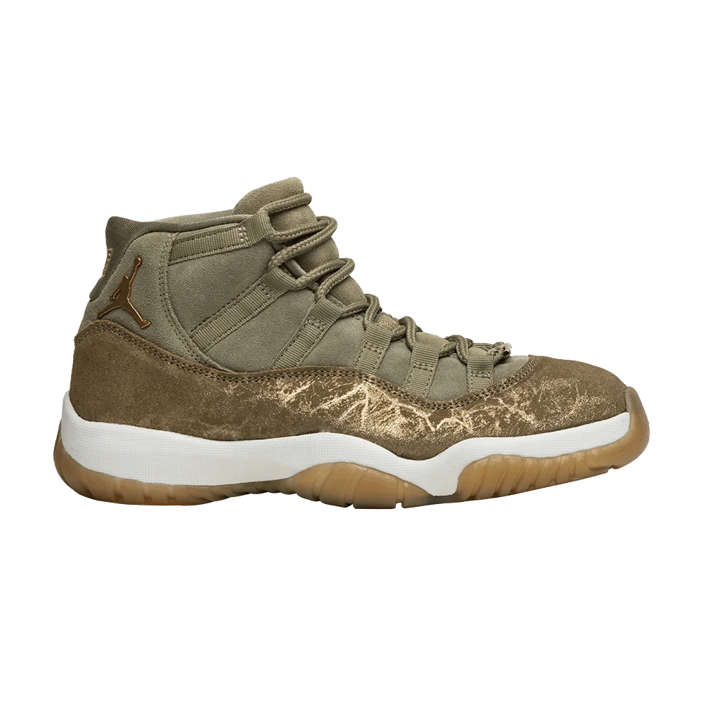 Krossovki-Wmns-Air-Jordan-11-Retro-Olive-Lux