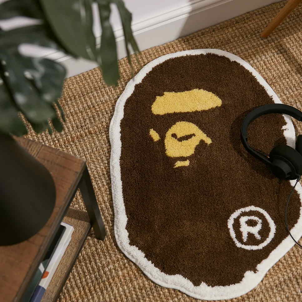 BAPE-Ape-Head-Rug-Brown-3