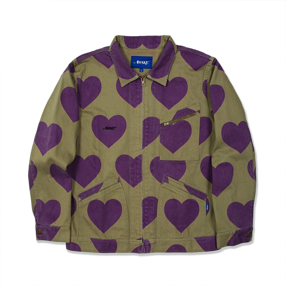 Куртка Awake Hearts Harrington Jacket Army