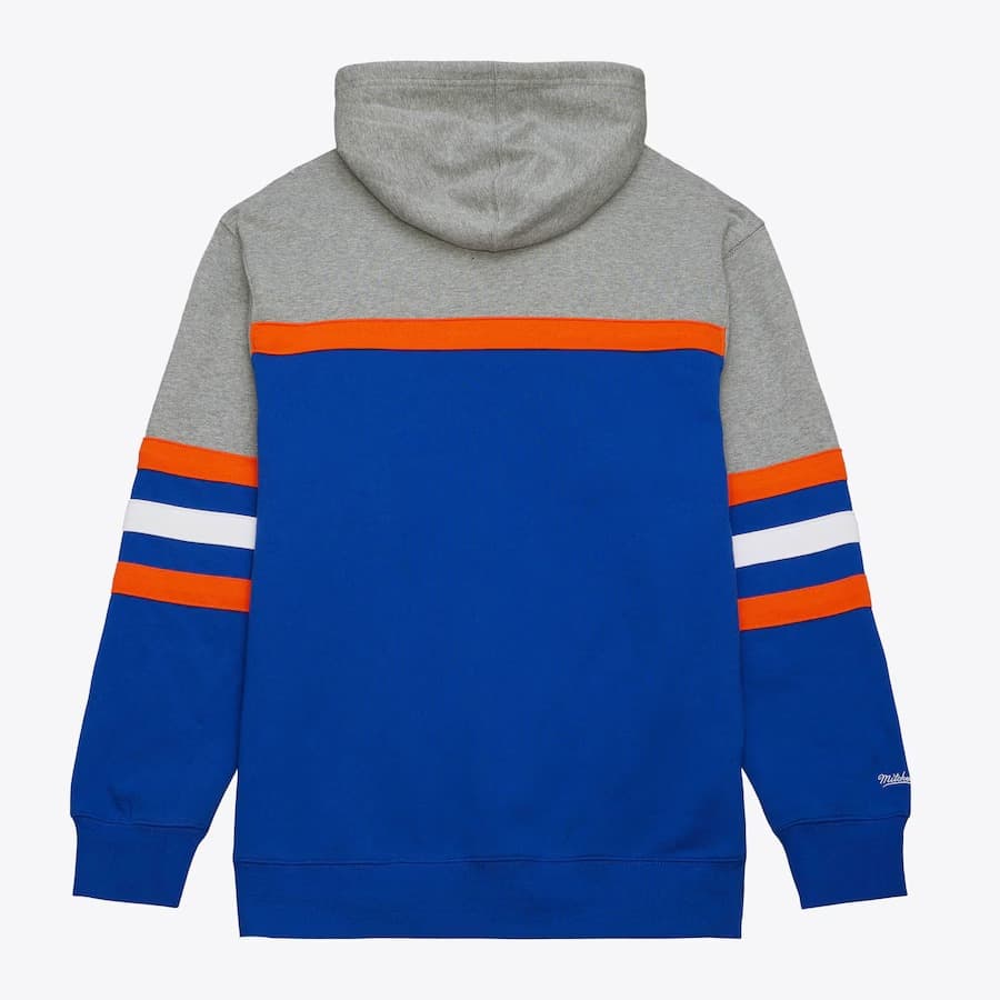 Худи Mitchell & Ness Royal New York Islanders Head Coach Pullover Hoodie