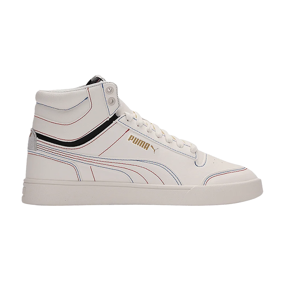 Кроссовки Puma Shuffle Mid 'White Multi Stitch'