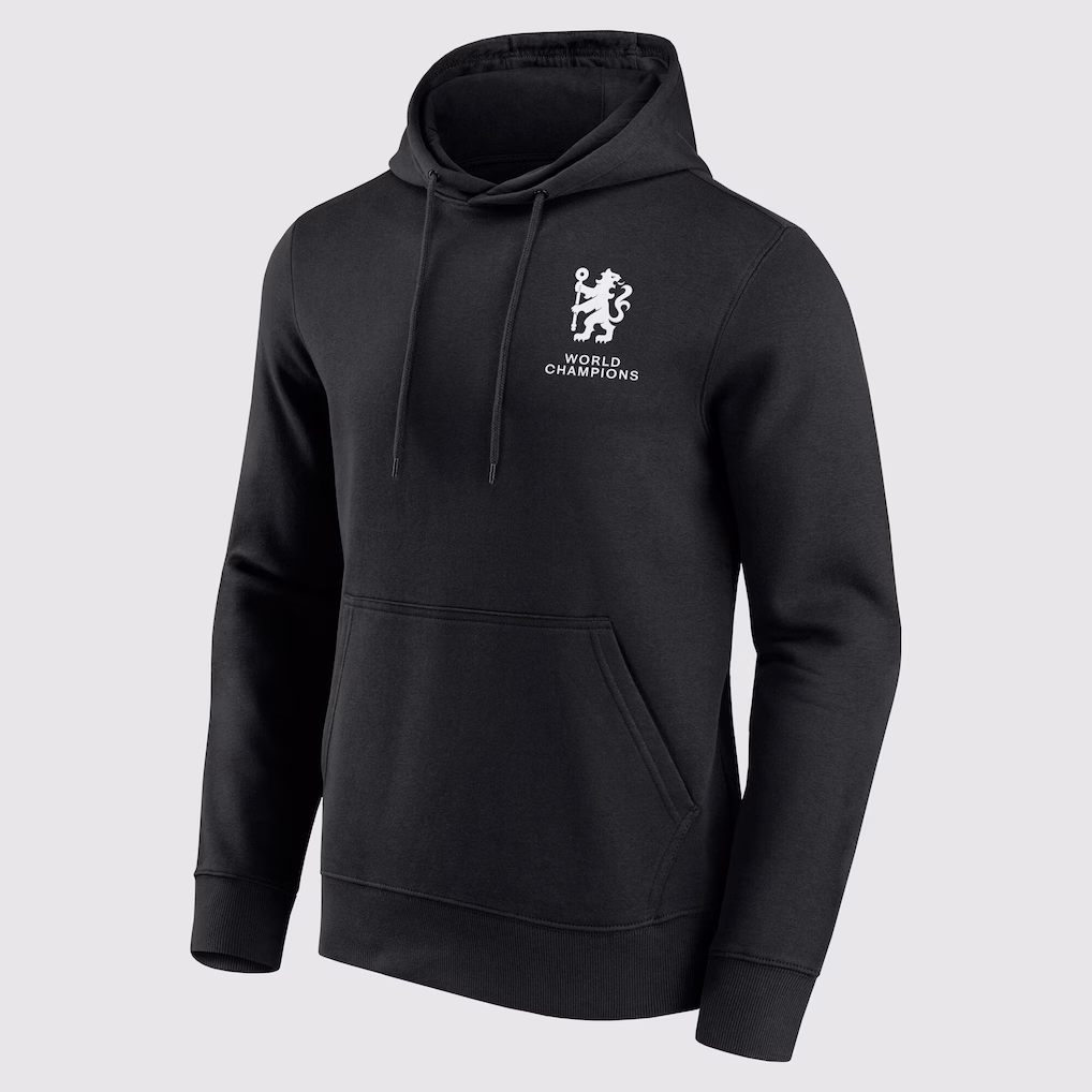 Толстовка Chelsea First Europe, Now the World Graphic Hoodie - Black - Mens