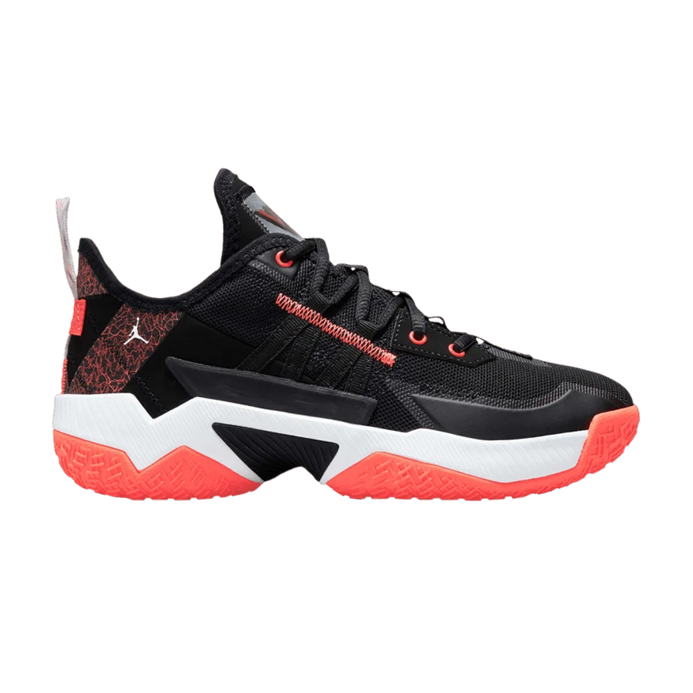 Кроссовки Air Jordan One Take 2 GS 'Black Bright Crimson'