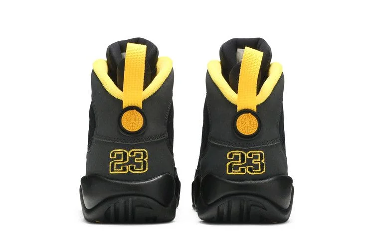 Krossovki-Air-Jordan-9-Retro-GS-Dark-Charcoal-University-Gold-5