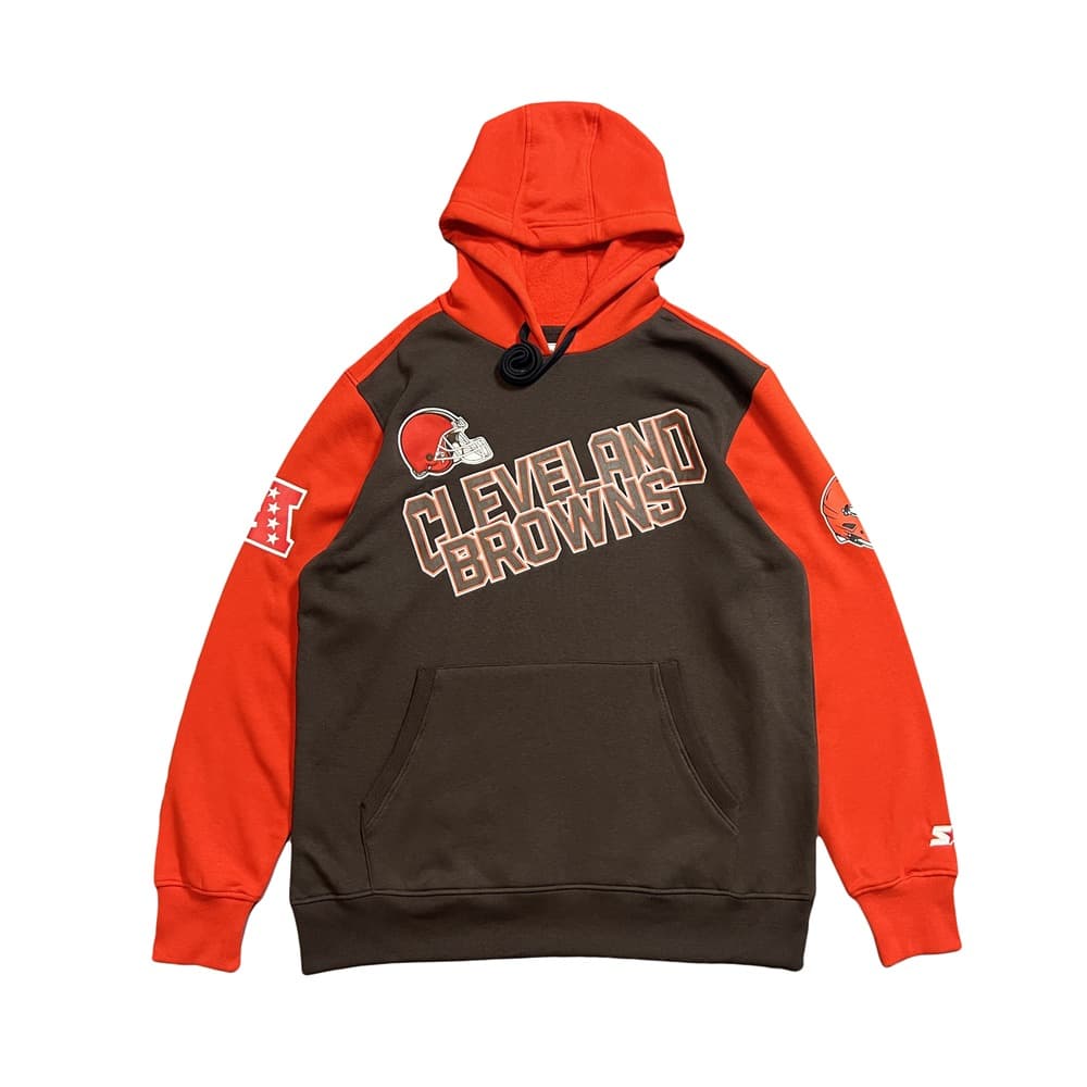 Худи Starter NFL Browns Brown Hoodie