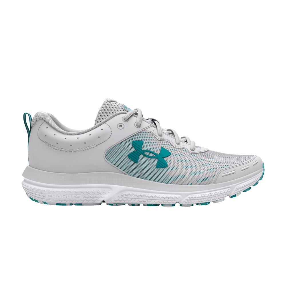 Кроссовки Under Armour Wmns Charged Assert 10 'Halo Grey Circuit Teal'