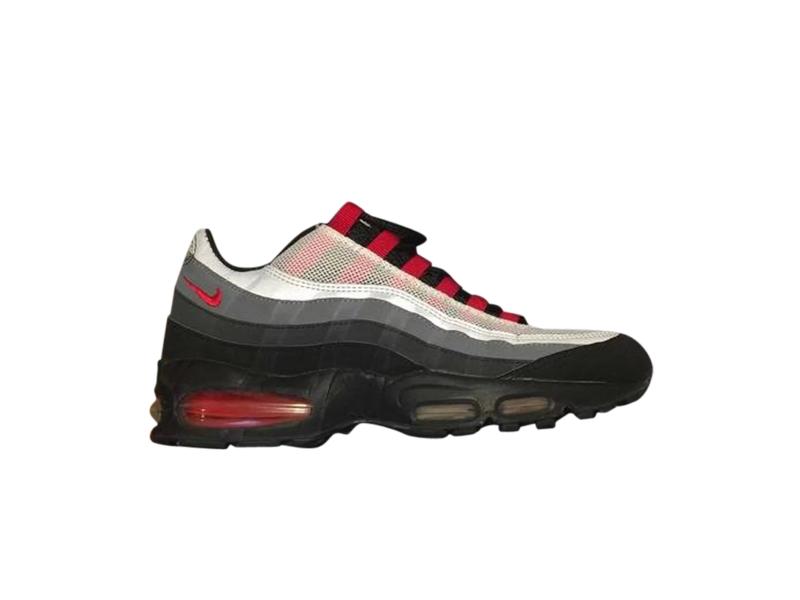 Кроссовки Nike Air Max 95 Black University Red Cool Grey