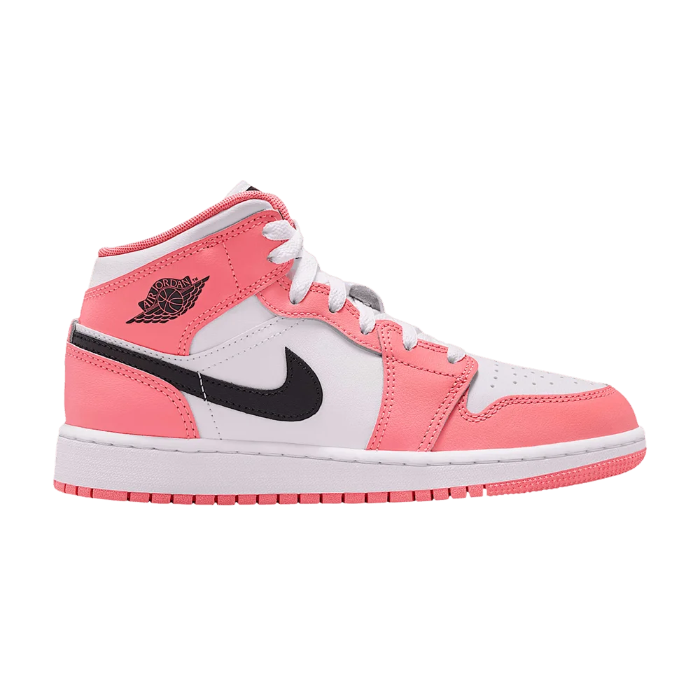 Krossovki-Air-Jordan-1-Mid-GS-Pink-Gaze