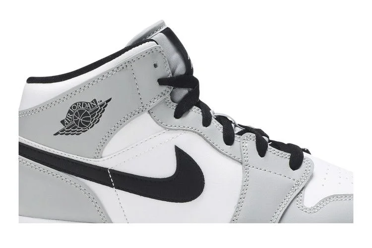 Кроссовки Air Jordan 1 Mid GS 'Light Smoke Grey'