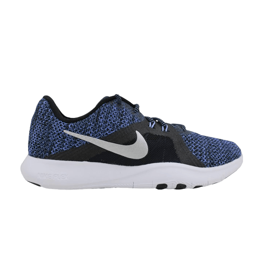 Кроссовки Nike Wmns Flex Trainer 8 Premium 'Black Metallic Silver'