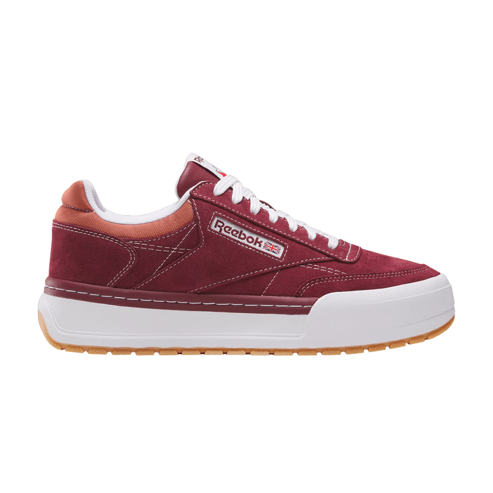 Кроссовки Reebok Club C Megacourt 'Rich Maroon'