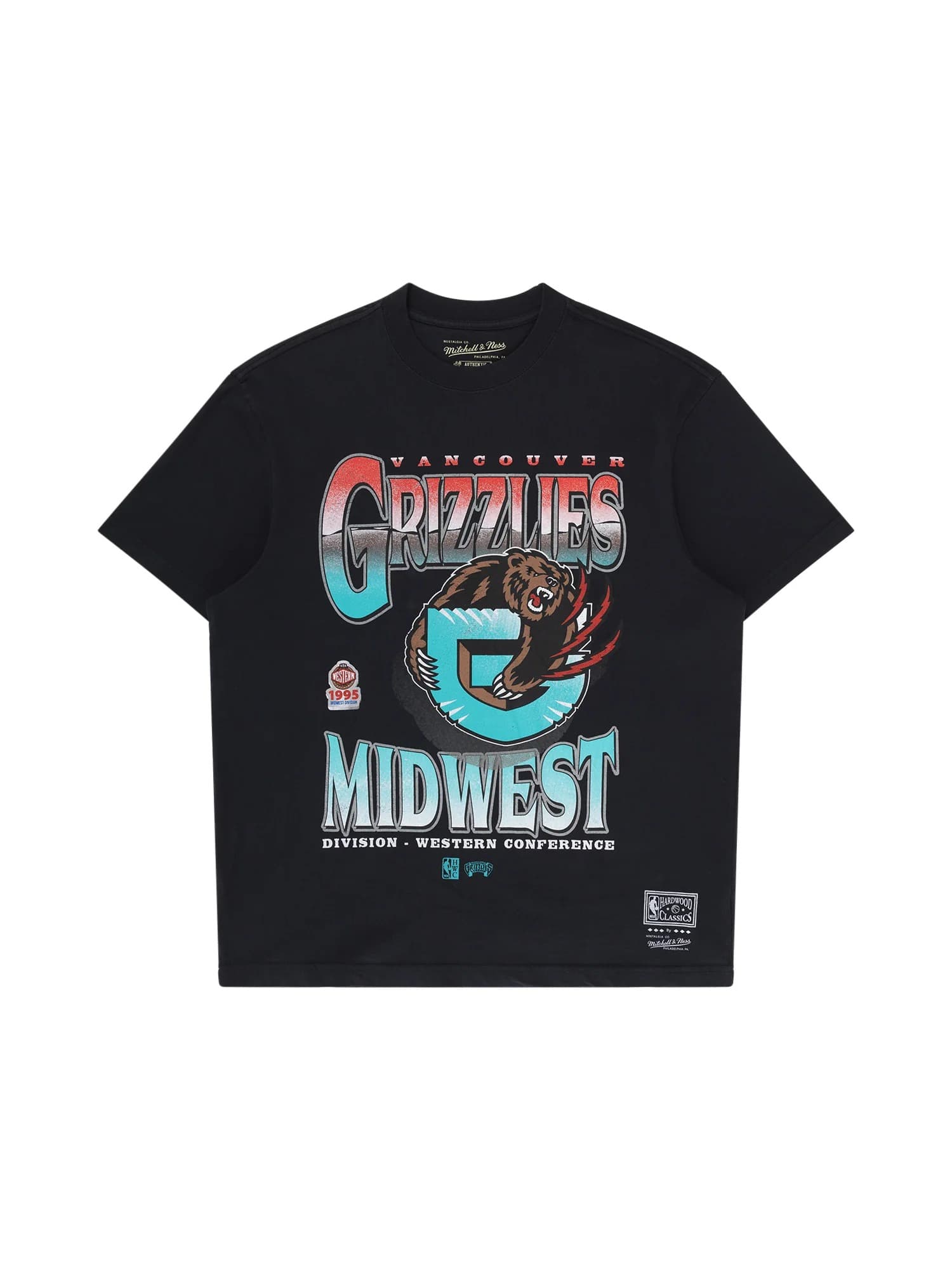 Футболка Mitchell & Ness Vancouver Grizzlies Metallic Vintage T-Shirt