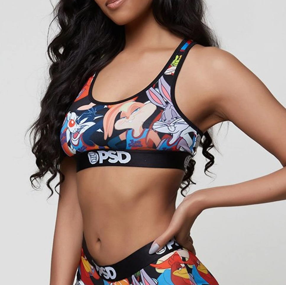 Спортивный топ PSD Squad Goals Tune Squad Space Jam 2 Sports Bra