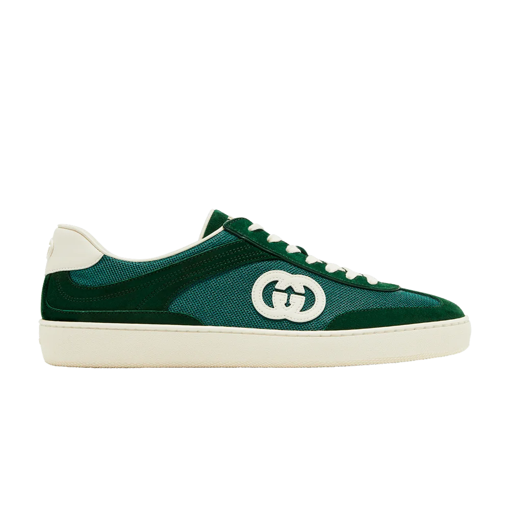 Кроссовки Gucci G74 'Interlocking G - Green Suede'