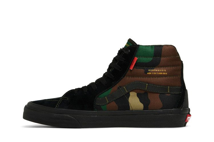 DEFCON x Vans Sk8-Hi Notchback GTX 'Black Woodland Camo'