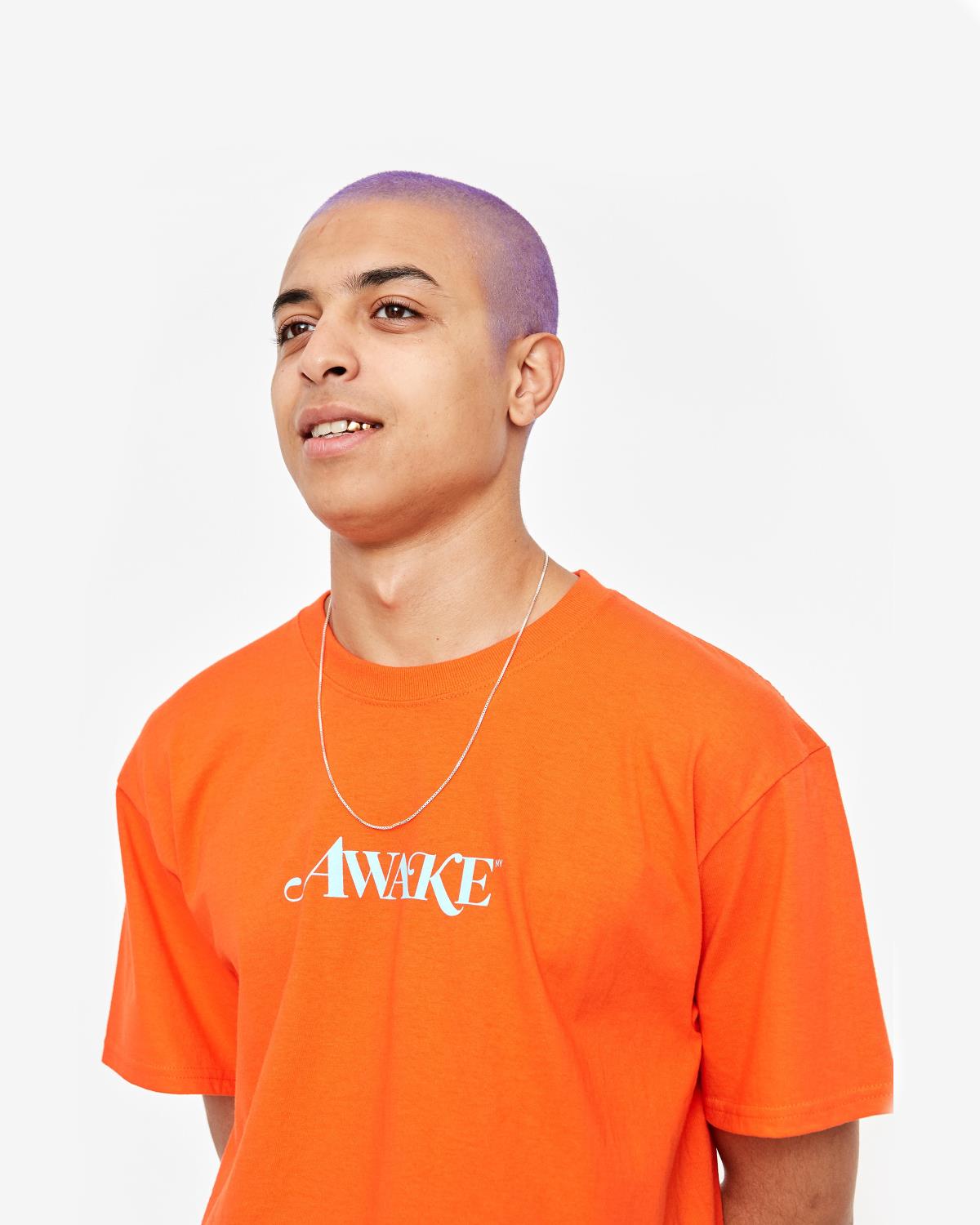 Футболка Awake Classic Logo Tee Red Orange