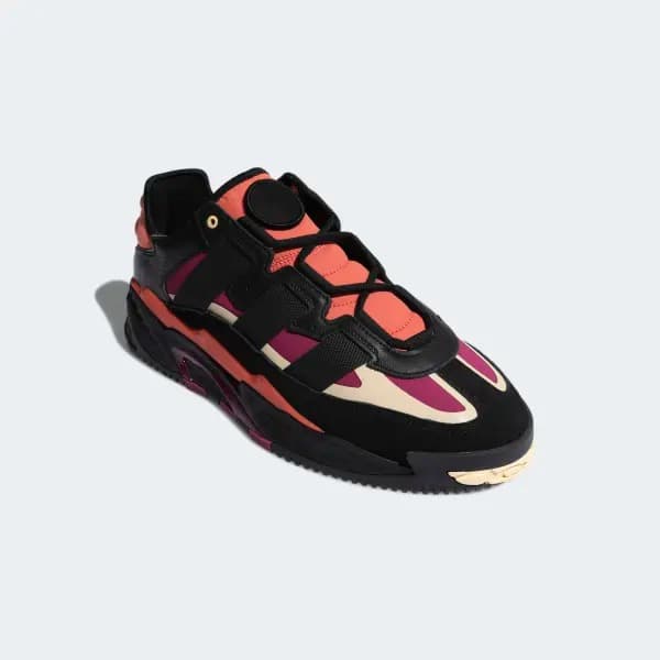 Кроссовки Adidas Niteball 'Black Power Berry Orange Tint'