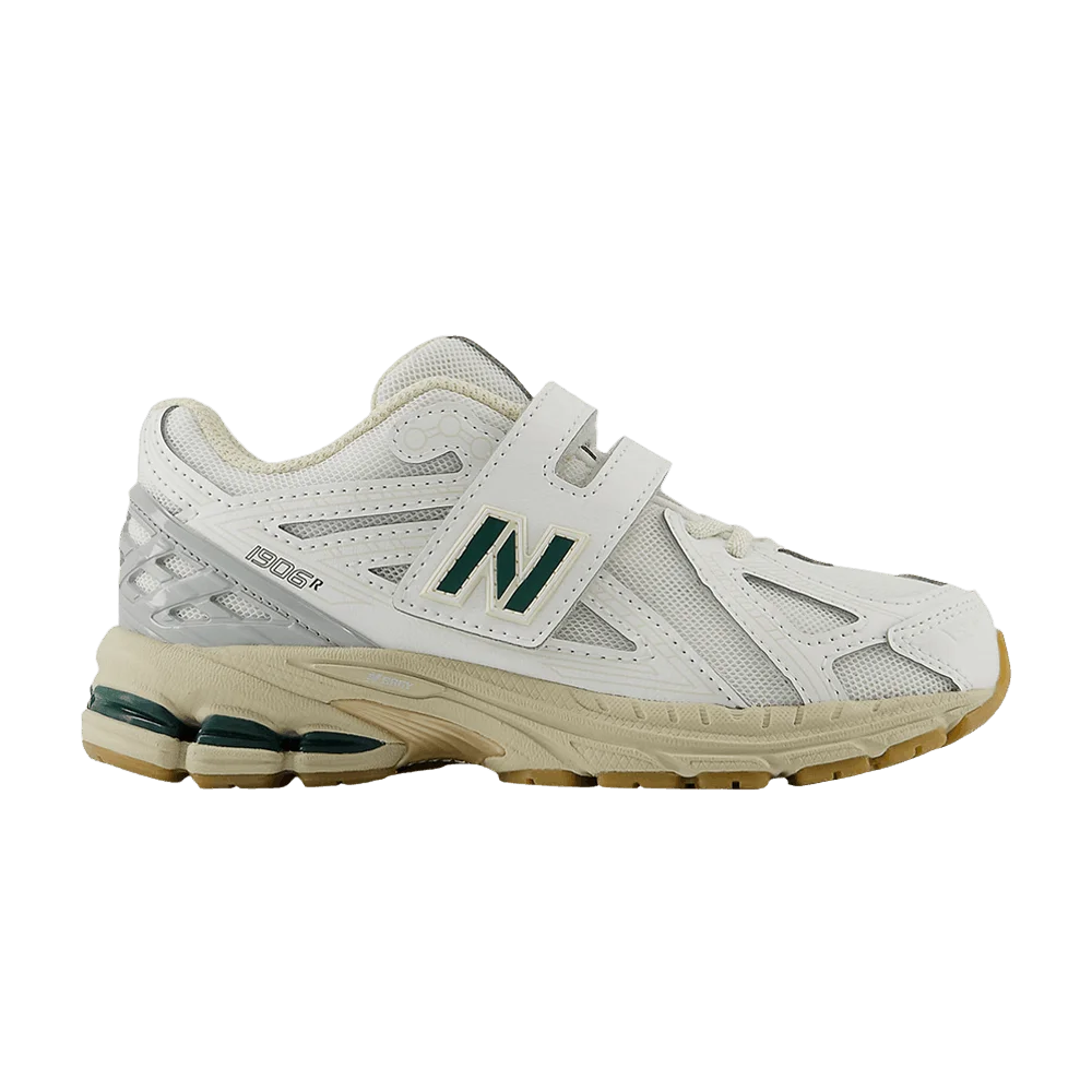 Krossovki-New-Balance-1906R-Hook-Loop-Little-Kid-White-Green
