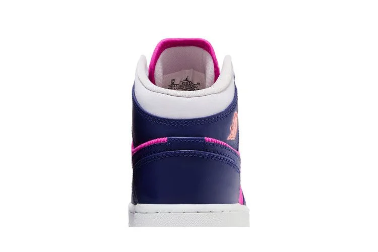 Krossovki-Air-Jordan-1-Mid-GS-Regency-Purple-Fire-Pink-6