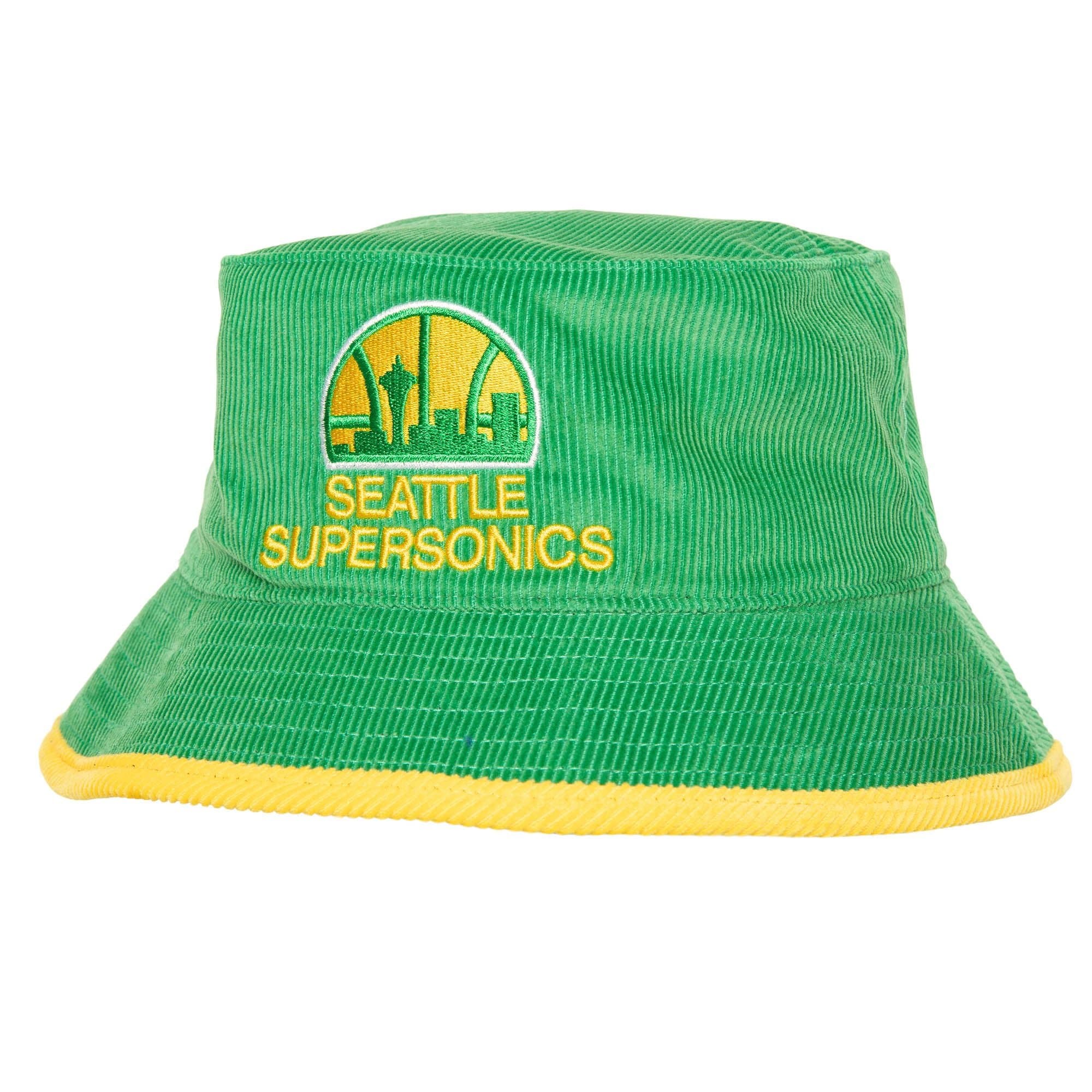 Панама Mitchell & Ness Team Cord HWC Seattle Supersonics Bucket Hat