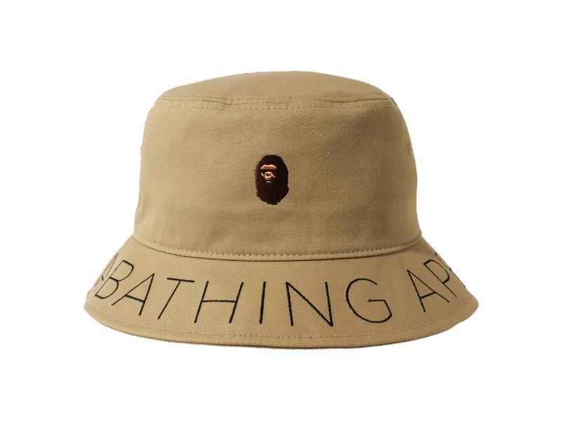 Панама BAPE A Bathing Ape Twill Bucket Hat Beige