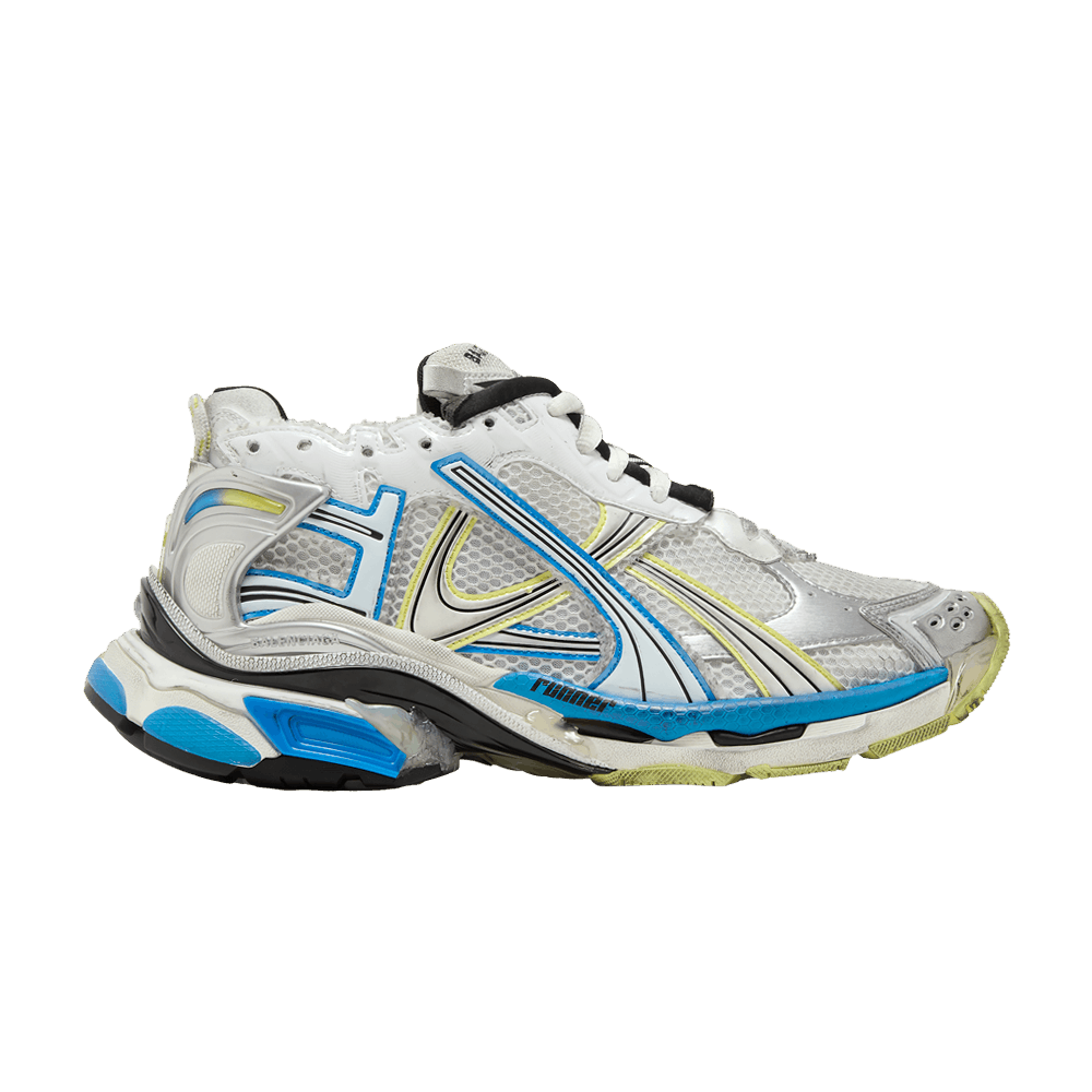 Кроссовки Balenciaga Runner Sneaker 'White Yellow Blue'