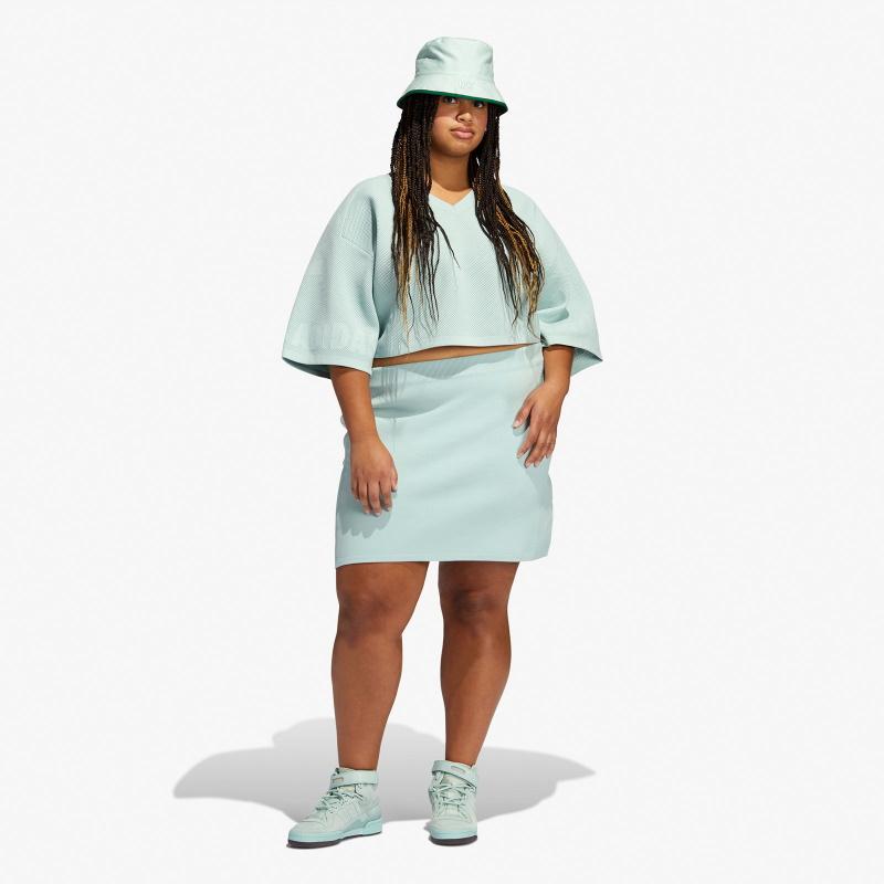 Юбка adidas Ivy Park Knit Skirt (Plus Size) Green Tint