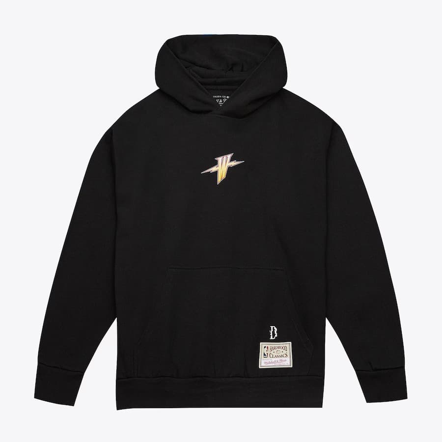 Худи Mitchell & Ness Black Golden State Warriors SUGA Glitch Pullover Hoodie