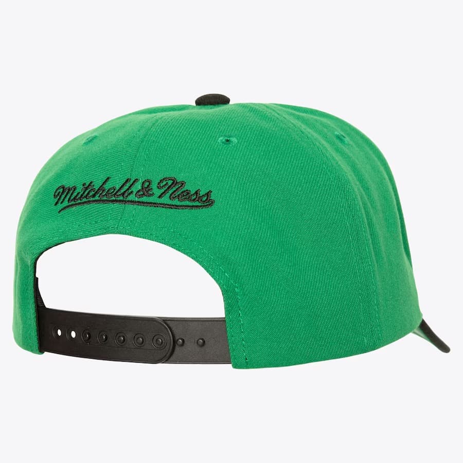 Mitchell-Ness-Green-Dallas-Stars-Boom-Text-Pro-Snapback-Hat-1