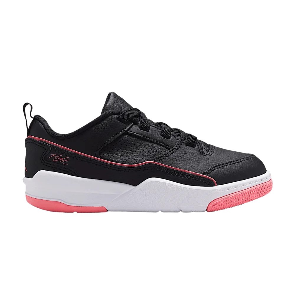 Krossovki-Air-Jordan-Flight-Court-PS-Black-White-Pink-Gaze