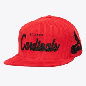 Mitchell-Ness-Red-St.-Louis-Cardinals-Corduroy-Snapback-Hat-300x300