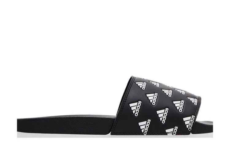 Adidas Adilette Comfort Slide 'Repeat Logo - Black'