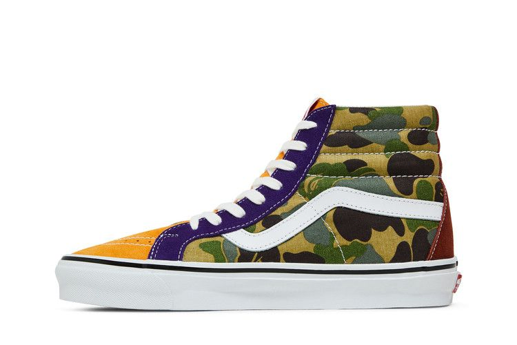 Кроссовки Vans BAPE x Sk8-Hi 36 DX 'Multi Camo'