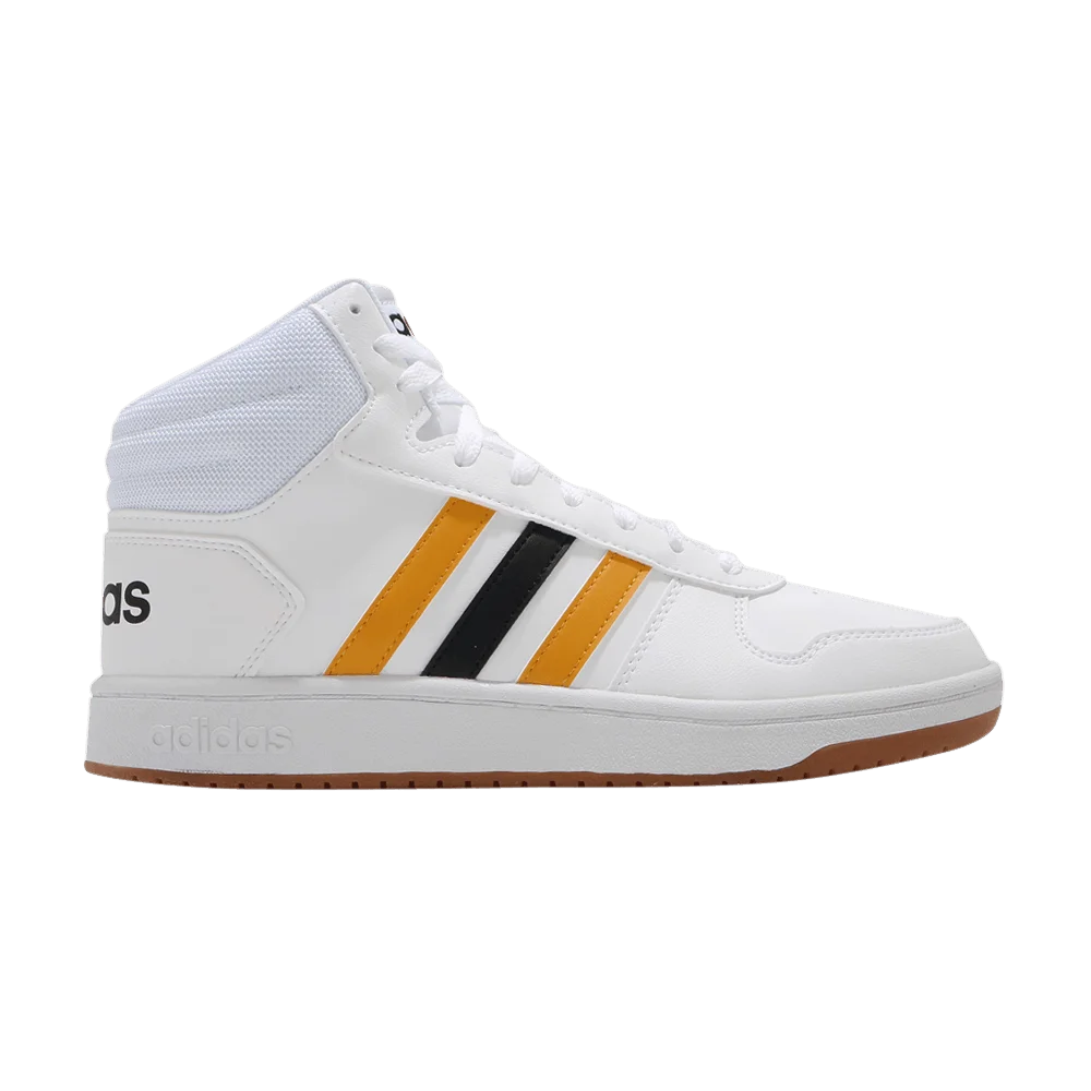Krossovki-Adidas-Hoops-2.0-Mid-White-Active-Gold