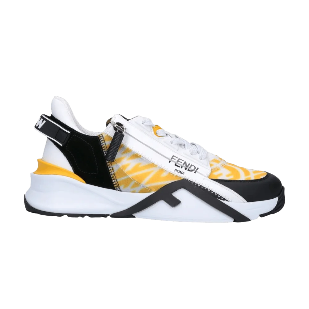 Кроссовки Fendi Wmns Flow FF Motif Low 'Yellow'