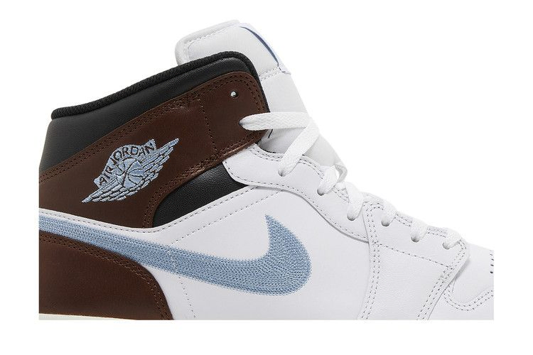 Кроссовки Air Jordan 1 Retro Mid SE 'Brown Blue Grey'