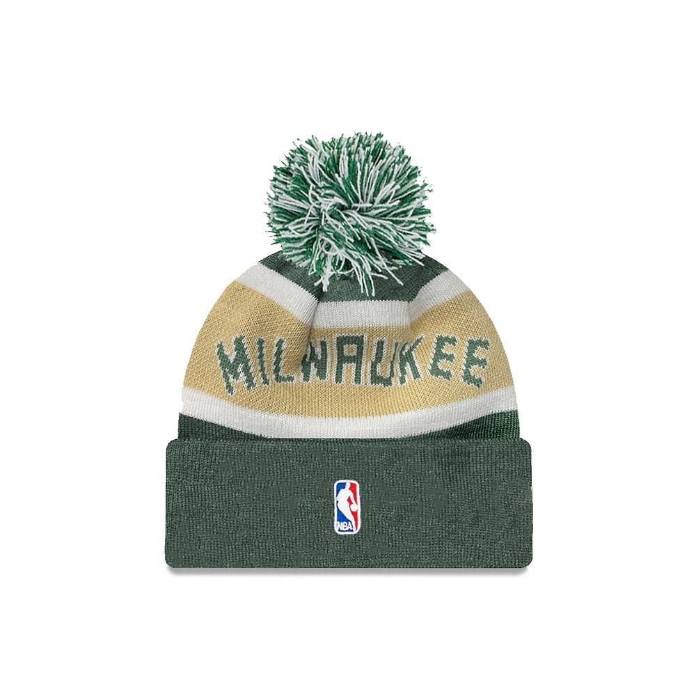 New-Era-Milwaukee-Bucks-Wordmark-Pom-Knit-NBA-Beanie-1