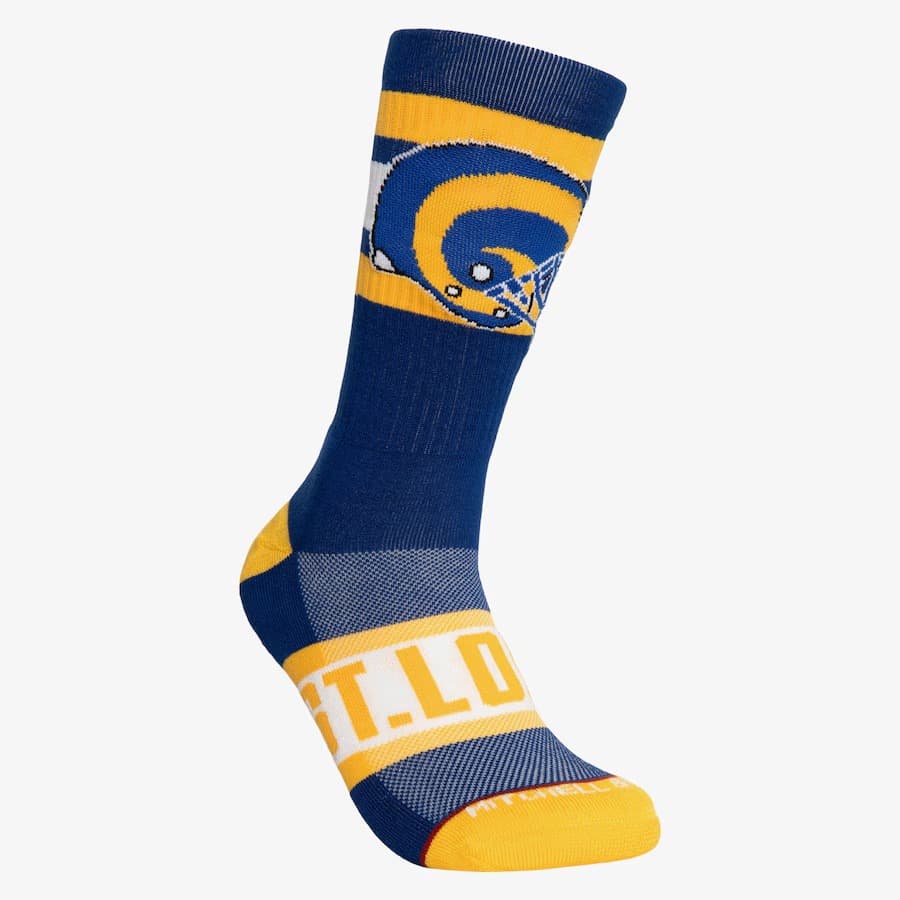 Спортивные носки Mitchell & Ness St. Louis Rams Hail Mary Crew Socks