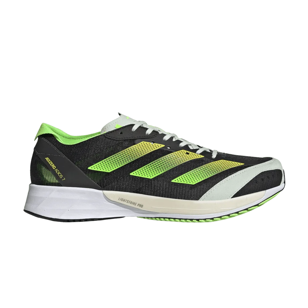 Krossovki-Adidas-Adizero-Adios-7-Black-Solar-Green