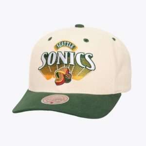Mitchell-Ness-Cream-Seattle-SuperSonics-Hardwood-Classics-Horizon-Pro-Crown-Snapback-Hat-300x300