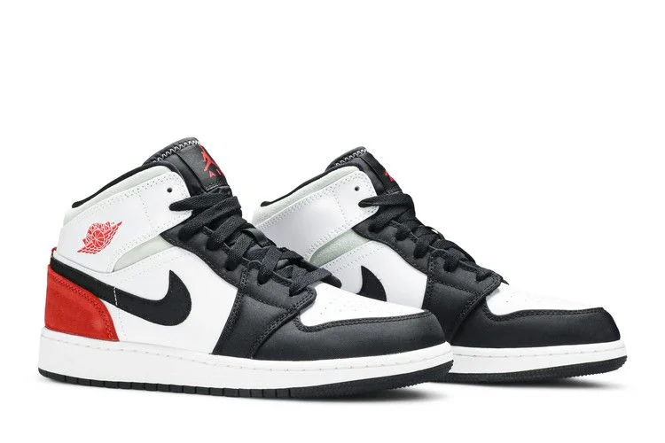 Krossovki-Air-Jordan-1-Mid-GS-Red-Mint-7