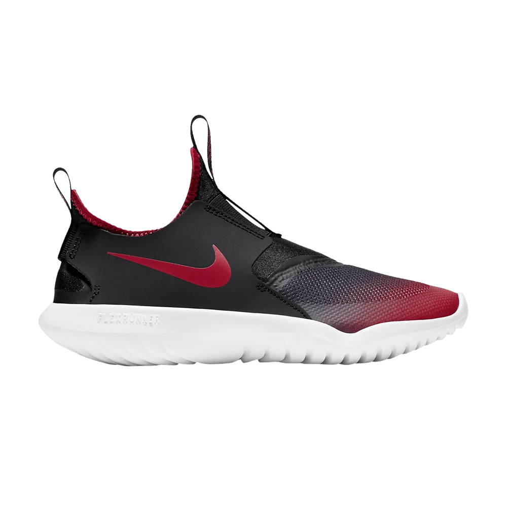 Krossovki-Nike-Flex-Runner-GS-University-Red-Black